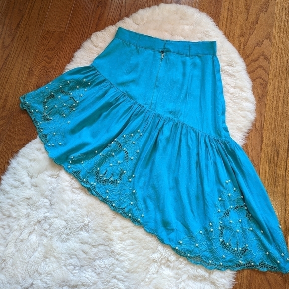 VINTAGE remade asymmetric skirt women's xs - Picture 12 of 16